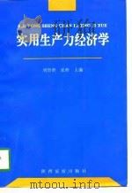 实用生产力经济学   1995  PDF电子版封面  754181220X  刘旨贤，张辉主编 