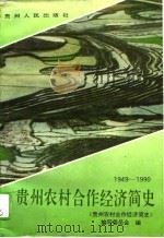 贵州农村合作经济简史  1949-1990（1993 PDF版）
