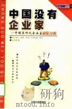 中国没有企业家  中国第四代企业家缺陷分析   1999  PDF电子版封面  7210021108  （香港）南王作品；肖彦登著 