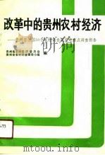 改革中的贵州农村经济  贵州省全国10个农村调查固定观察点调查报告（1990 PDF版）