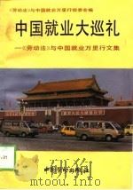中国就业大巡礼  《劳动法》与中国就业万里行文集（1996 PDF版）