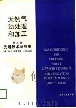 天然气预处理和加工  第3卷  先进技术及应用   1990  PDF电子版封面  7502102310  （美）马道克斯（Maddox，R.N.），（美）埃 巴（Er 