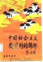 中国社会主义新农村的雏形   1987  PDF电子版封面  7800150178  国务院办公厅调查研究室编 