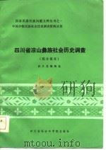四川省凉山彝族社会历史调查（1985 PDF版）