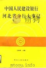 中国人民建设银行河北省分行大事记  1951-1990（1993 PDF版）