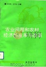 农业问题和农村经济的发展与改革   1992  PDF电子版封面  7502725253  许兆民，王守云主编 