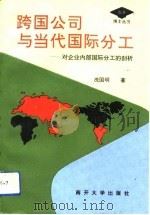 跨国公司与当代国际分工  对企业内部国际分工的剖析   1994  PDF电子版封面  7310006437  冼国明著 