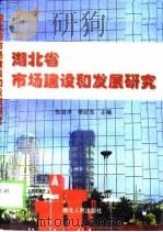 湖北省市场建设和发展研究   1998  PDF电子版封面  7216024206  张道洋，李纪东主编 