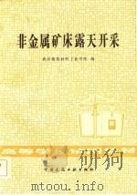 非金属矿床地下开采  第2版   1984  PDF电子版封面  15010·4647  武汉建筑材料工业学院编 