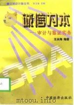 诚信为本  审计与鉴证实务   1998  PDF电子版封面  7501739471  王永海主编 
