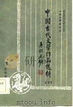 中国古代文学作品选析  下   1986  PDF电子版封面  10159·16  福建师范大学中文系古典文学教研室编 