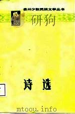 诗选   1987  PDF电子版封面    中国作家协会贵州分会，贵州省民族事务委员会编 