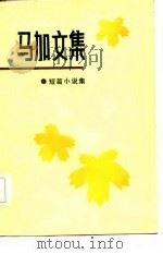 马加文集  短篇小说集  1   1986  PDF电子版封面    马加 