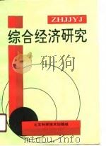 综合经济研究   1991  PDF电子版封面  7530409255  北京市计划委员会研究室编 