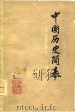 中国历史简表  古代、近代史部分（1975 PDF版）