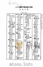 八十九种明代传记综合引得  姓名引得  1（1986 PDF版）
