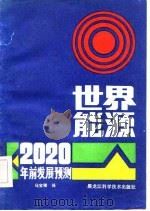 2020年前发展预测  世界能源   1982  PDF电子版封面    马宝珊 