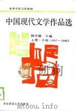 高等学校文科教材  中国现代文学作品选   上卷·小说（1917-1949）（1989年10月第1版 PDF版）