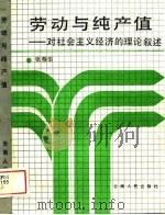 劳动与纯产值  对社会主义经济的理论叙述   1989  PDF电子版封面  7222003703  张荐华著 