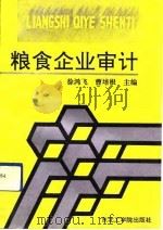 粮食企业审计   1991  PDF电子版封面  7810063715  徐鸿飞，曹培根主编 
