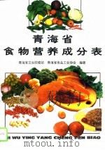 青海省食物营养成分表（1994 PDF版）
