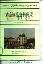 湖南回族史料辑要（1995 PDF版）