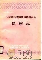 元江哈尼族彝族傣族自治县民族志（1990 PDF版）