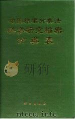 中国档案分类法科学研究档案分类表（1995 PDF版）
