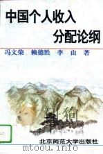 中国个人收入分配论纲（1996 PDF版）
