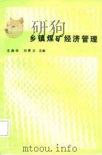 乡镇煤矿经济管理   1986  PDF电子版封面  4088·174  王森浩，刘贯文主编 