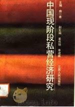 中国现阶段私营经济研究   1988  PDF电子版封面  7214001993  薛一青主编 