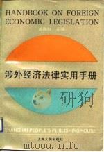 涉外经济法律实用手册   1989  PDF电子版封面  7208005400  裘邵恒 