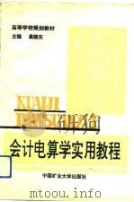 会计电算学实用教程   1993  PDF电子版封面  7810216139  高晓东主编 