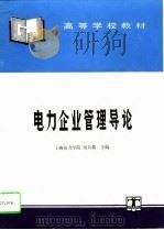 电力企业管理导论   1995  PDF电子版封面  7120021907  吴大器主编 