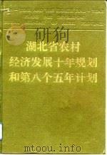 湖北省农村经济发展十年规划和第八个五年计划（1992 PDF版）