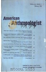 AMERICANANTHRO-POLOCIST  VOL.66  NO1-6  1964  （共两本）     PDF电子版封面     