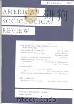 AMERICANSOCIOLOG-ICALREVIEW  VOL.30  NO1-3  1965（ PDF版）