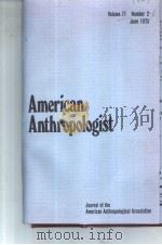 AMERICAN ANTHRO-POLOGIST VOL.77 No2-4 1975（ PDF版）