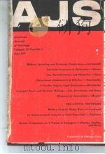 AMERICAN JOURNAL OF SOCIOLOGY VOL.79 No1-3 1973     PDF电子版封面     