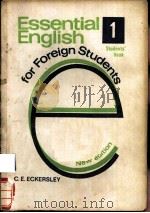 ESSENTIAL ENGLISH for Foreign Students BOOK TWO     PDF电子版封面     