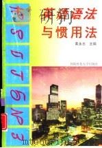 英语语法与惯用法   1999  PDF电子版封面  7810245392  黄永志主编 