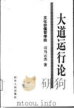 文化价值哲学  4  大道运行论  关于中国民族魂或最高精神的研究（1995 PDF版）