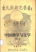 中国佛学与文学   1998  PDF电子版封面  7805208867  胡遂著 