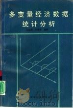 多变量经济数据统计分析   1993  PDF电子版封面  7536919271  王国梁，何晓群编著 