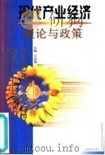 现代产业经济理论与政策   1999  PDF电子版封面  7806363580  王述英主编 