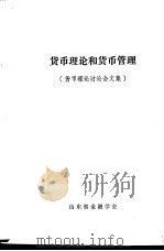 货币理论和货币管理  货币理论讨论会文集（ PDF版）