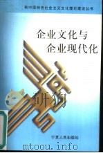 企业文化与企业现代化   1999  PDF电子版封面  7227019691  阎焕东主编 