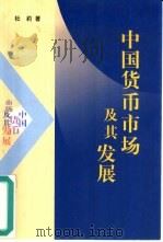 中国货币市场及其发展   1999  PDF电子版封面  750581995X  杜莉著 