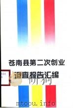 苍南县第二次创业调查报告汇编（1995 PDF版）