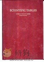 SCIENTIFIC TABLES     PDF电子版封面     